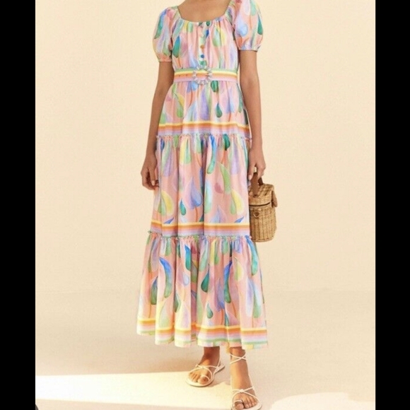 FARM Rio Dresses & Skirts - EUC Sz S FARM Rio maxi dress with belt